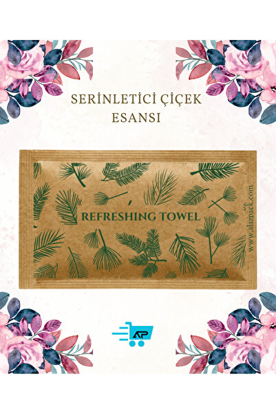 alazpack ambalaj Alazpack Kraft Refreshing Towel Tek Kullanımlık Islak Mendil...
