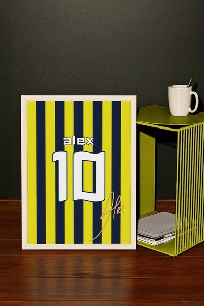 Base Concept Alex 10 İmzalı Forma Tablo Poster (Çerçeveli)