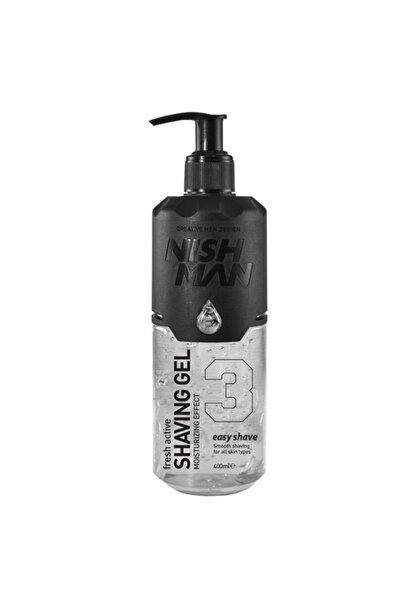 NISHMAN Nish Man Easy Shave Shaving Gel 400ml