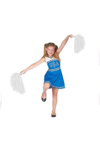 Lisinya 1 Pair (2 Pieces) White Color April 23Rd Show Pom Poms - Tygoo