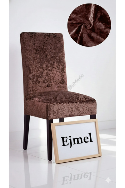 EJMEL Brand Velvet Chair Cover/ Chair Slipcover 6 Pcs Good Quality
