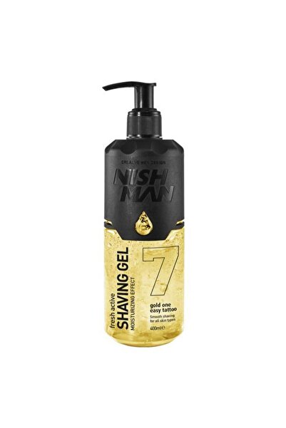 NISHMAN Gel de ras Nish Man Fresh Active Gold One 400ml