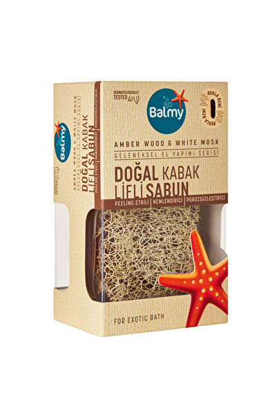 Balmy Naturel صابون ليفي بالبطيخ والعنبر والمسك الأبيض 125 جرام 4 قطع