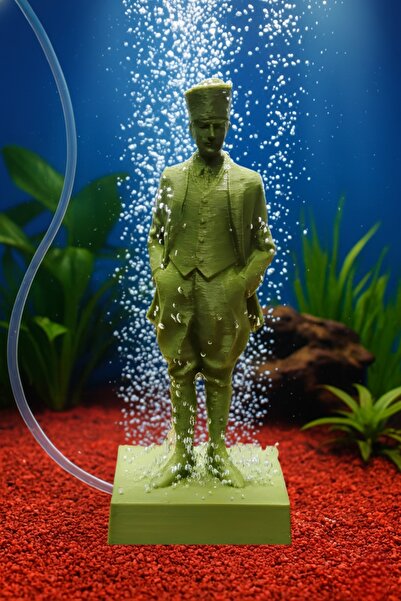 J×HEM Akvaryum Hava Taşı ⚉ 15 Cm ⚉ ( ATATÜRK ) Mini Akvaryum Ve Büyük Akvaryu...