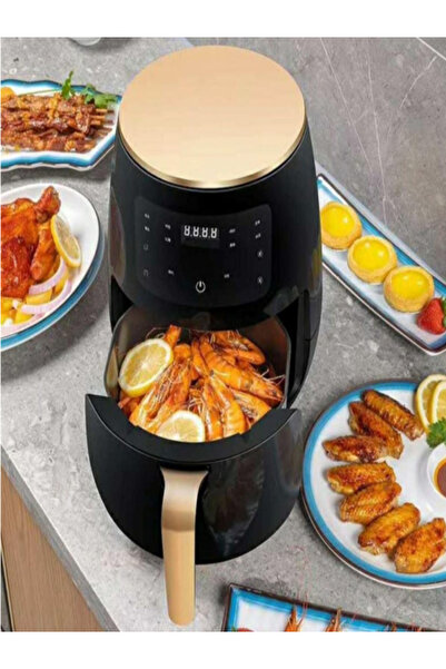 OEM 7-in-1 Air Fryer, 6L, 2400W, LED touch display, 4 programs, Air Fryer black-gold