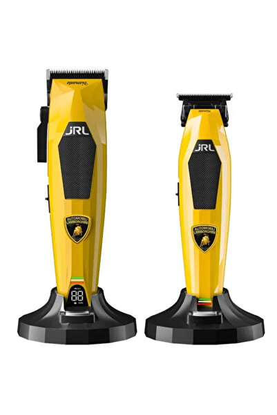 JRL PROFESSIONAL Set Lamborghini Diamante — Mașină de tuns 2025C și Trimmer 2...