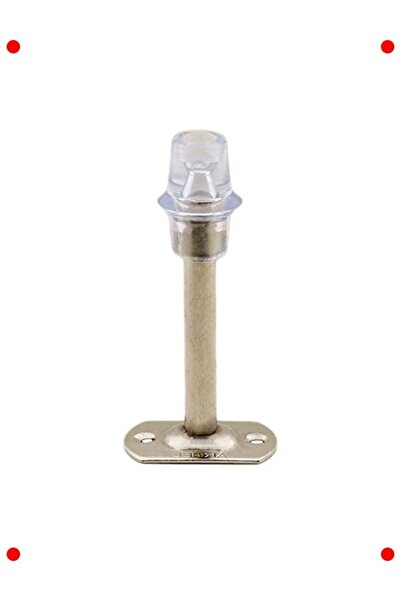 ulupazarlama مانع انزلاق الباب المعدني المطلي بالكروم - 10 سم مع براغي وحماية...