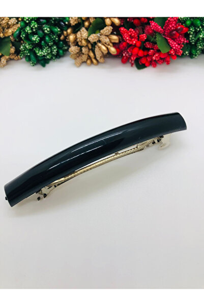 İnDerin مشبك نسائي أسود أوتوماتيكي كبير الحجم 11 سم