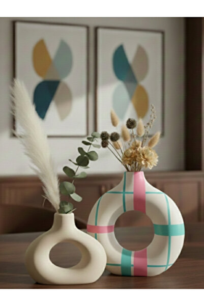 LUNİVAA HOME Decorative Bohemian Style Geometric Patterned Home, Office, Gift...