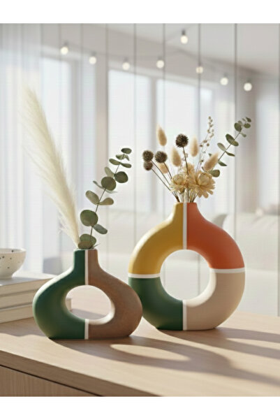 LUNİVAA HOME Decorative Bohemian Style Geometric Patterned Home, Office, Gift...