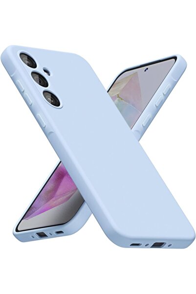 HYX جراب سيليكون لهاتف Samsung Galaxy A35 5G - أزرق فاتح
