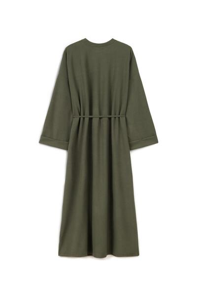 praye κοτλέ Άνετο Φόρεμα Χακί