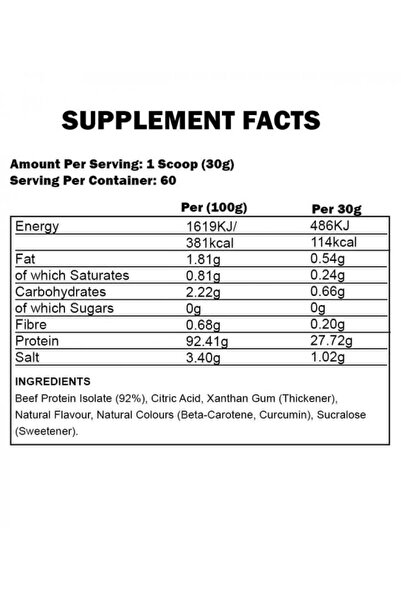 applied nutrition Beef-XP Hydrolyzed Beef Protein Cherry & Apple 1.8 kg