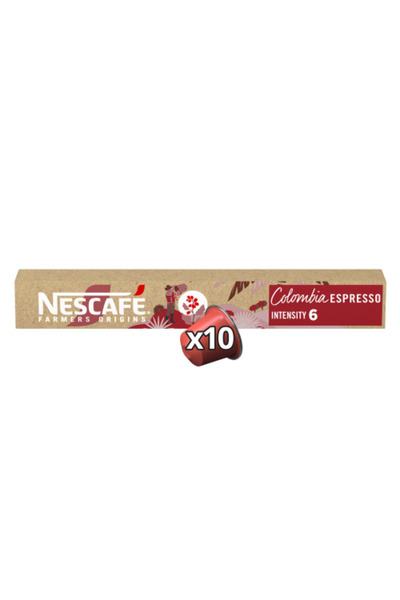 NESCAFÉ فارمرز أوريجينز – إسبرسو كولومبيا – 10 كبسولات / 44 جم