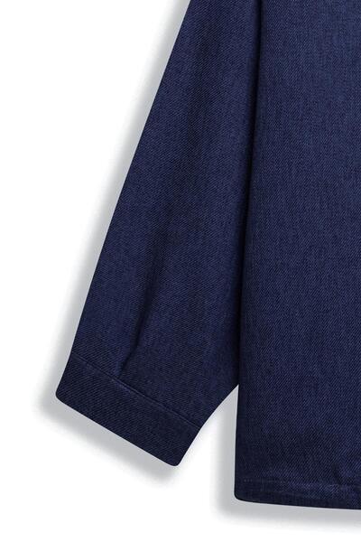 praye Jachetă scurtă cu fermoar bleumarin