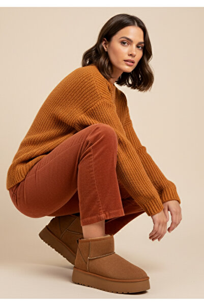 Oregon Shoes ®   I Vancouver Lifestyle Uggsyy Winter Women's Fur-Lined High-Sole Boots