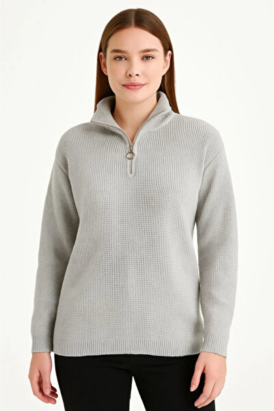 Veraura Lifestyle Women's Half-Zip Knit Sweater – Thessaloniki Knit, Mock Nec...