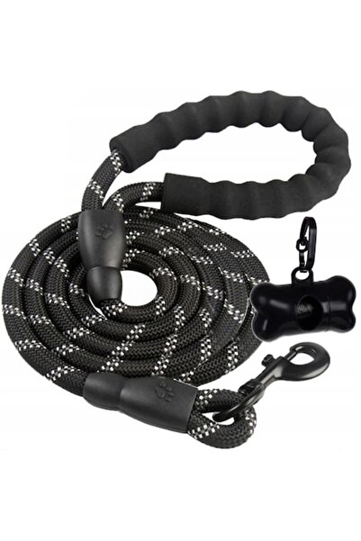 Beardshop Dog leash, Purlov, PP, reflective, with carabiner, 3 m