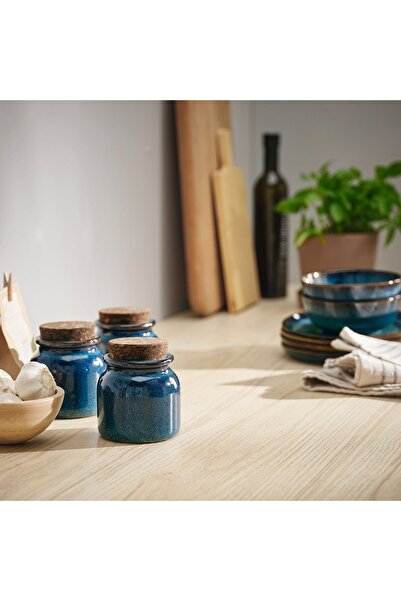 Generic Jar with lid, blue, 0.3 l