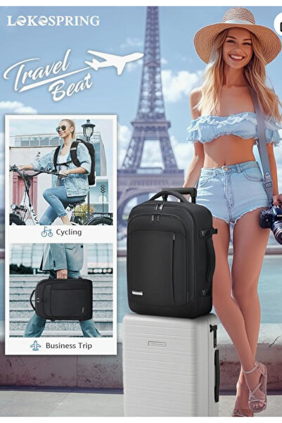 Lekespring Travel Backpack Cabin Size – Carry-On Laptop Backpack with 6 Organizational Compartment