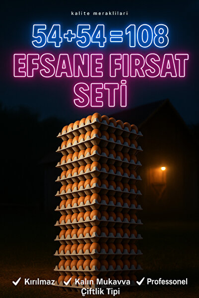 Kalite Meraklıları مجموعة إيفرسون الأسطورية عالية الجودة، 30 بيضة في علبة تحتوي على 108 قطعة