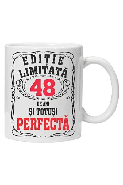 CRD PRINT Cană personalizată cu textul „ediție limitată - perfectă”, 48 de an...