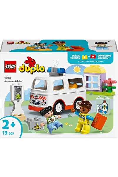 LEGO DUPLO: Ambulance and Driver 10447, 2 years+, 19 pieces