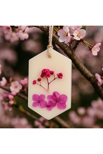 LumanariArtizanale.Ro Wardrobe Air Freshener, Scented Tablet, SAKURA – Cherry blossoms, peonies, hyacinths - handmade in Romania