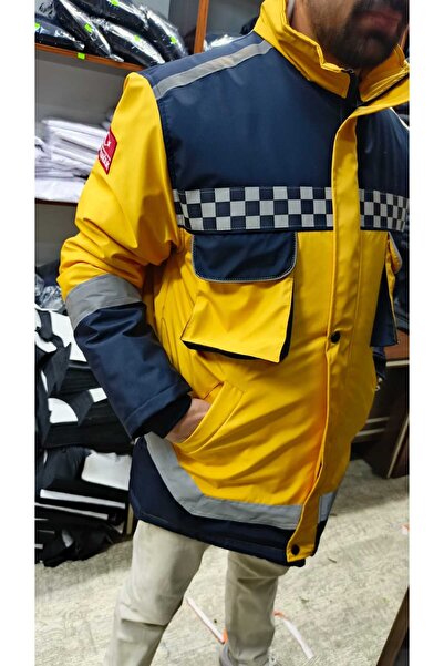 TRENDAY TEKSTİL Emergency Health Paramedic New Type Coat Jacket
