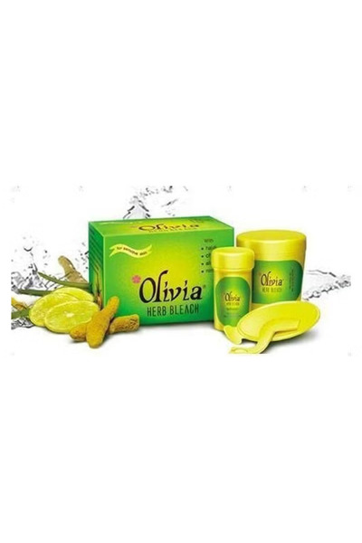 Olivia Herb Bleach For Sensitive Skin With Haldi Chandan Aloe Vera Nimbu 30g