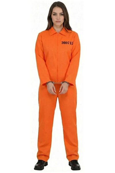 Bkmc Orange Prisoner Costume |   Women's Prison Orange Outfit Costume
