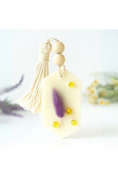 LumanariArtizanale.Ro Wardrobe Air Freshener, Scented Tablet, SERENE- lavender - chamomile - vanilla, handmade in Romania