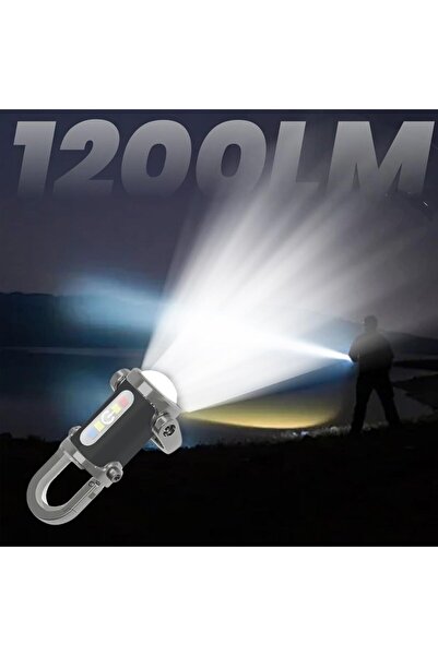 Generic Super Bright Mini LED Flashlight Keychain Rechargeable COB Side Light Waterproof Camping Emergency