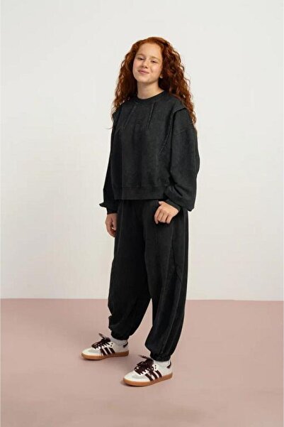 LOCO LOCO 7829 Girl's Two-Ply Tracksuit Set