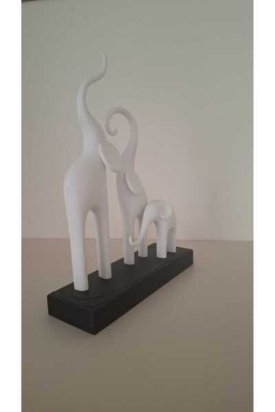 ArtiFex Hobi ÜÇLÜ Standlı Dekoratif Fil Obje