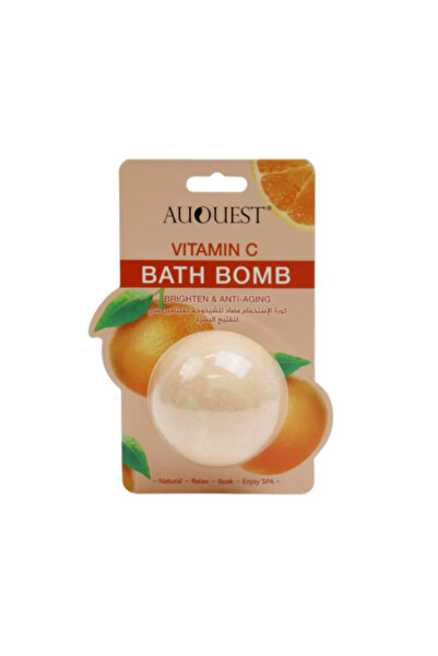 Auquest قنبلة استحمام بفيتامين سي مضادة للشيخوخة ومفتحة للجسم 100 جرام