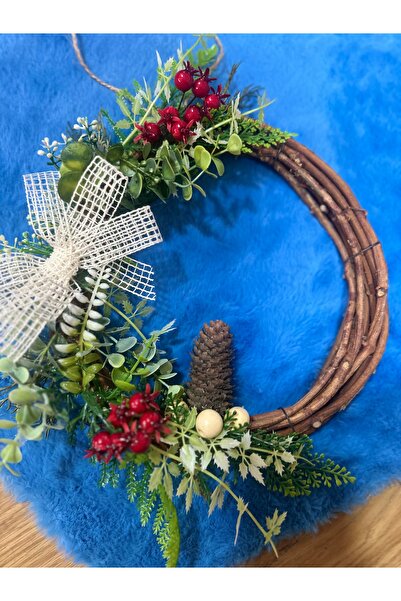 Marrone New Year's Door Ornament Cochineal Wreath