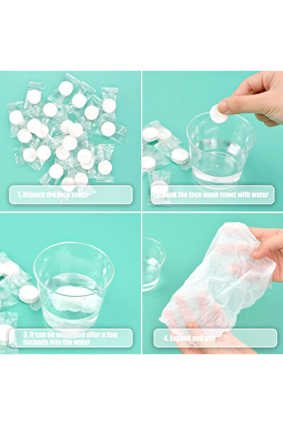 MaffStuff Compressed Wet Wipes 100 Pieces MaffStuff® Hypoallergenic Biodegradable