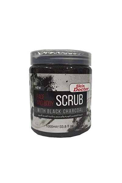 Skin Doctor مقشر الوجه والجسم بالفحم الأسود 1000 مل