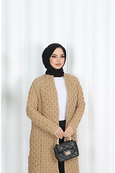 NİSUM MODA Knitted Thick Knitwear Cardigan