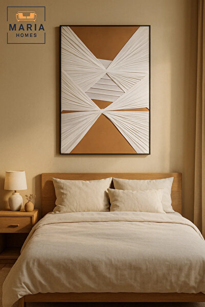 MARIA HOMES Modern Wall Art 120×80 – Abstract Frame & Luxury Wall Decor for Living Room