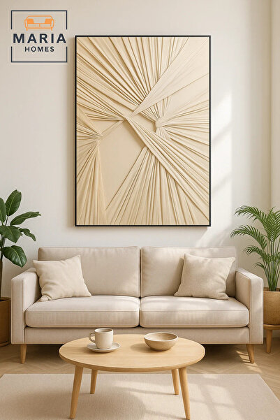 MARIA HOMES Modern Wall Art 150×100 – Abstract Frame & Luxury Wall Decor for ...