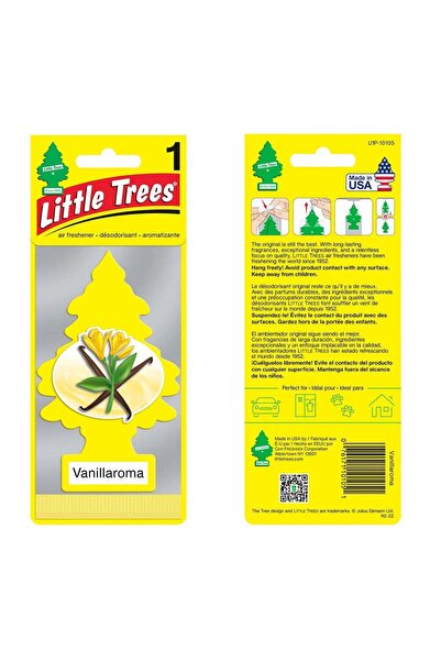 Little Trees معطر جو للسيارة - رائحة الفانيليا (عبوة من قطعة واحدة)