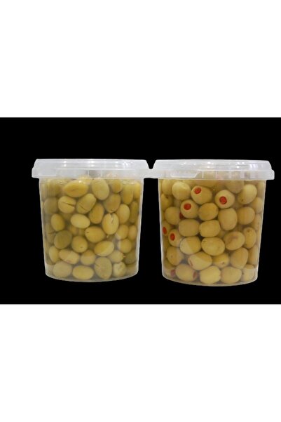 sadıcım Biberli 650 Gr + Kırma 650 Gr Yeşil Zeytin Pet Kavanoz