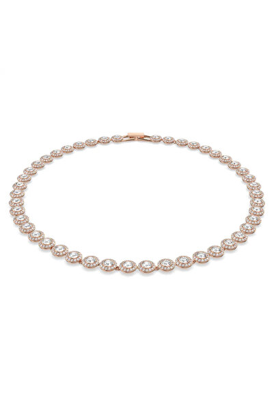 NOVVO Angel Bracelet+Necklace+Earrings Gift Set Rose Gold