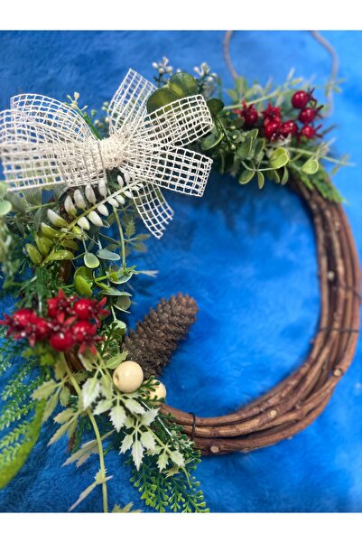 Marrone New Year's Door Ornament Cochineal Wreath
