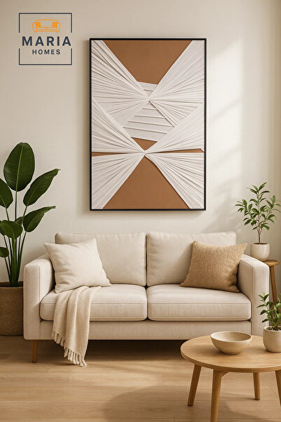 MARIA HOMES Modern Wall Art 120×80 – Abstract Frame & Luxury Wall Decor for Living Room