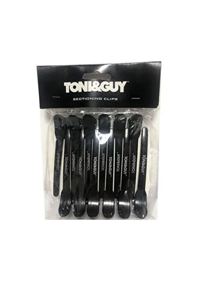 BLOOMING TIME 12-Piece Soft-Touch Sectioning Clips Black 35g