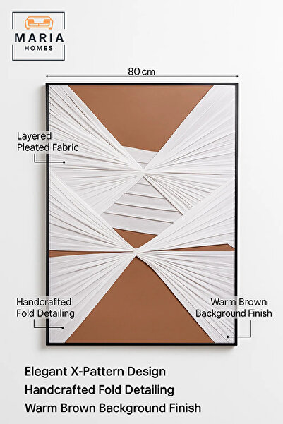 MARIA HOMES Modern Wall Art 120×80 – Abstract Frame & Luxury Wall Decor for Living Room