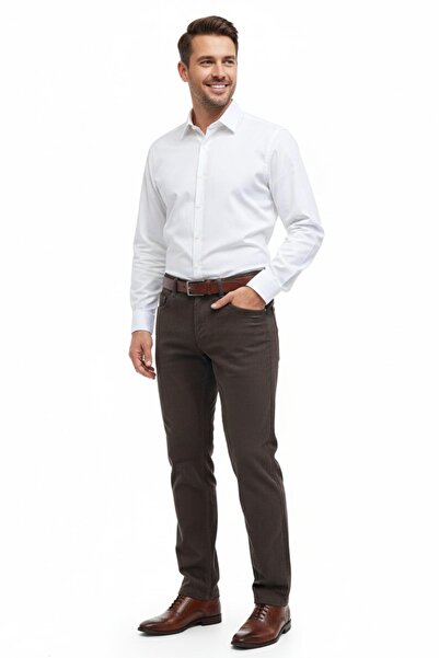 polo casimo Men's Regular Fit 5 Pocket Corduroy Pants 320 Bgl-St05054